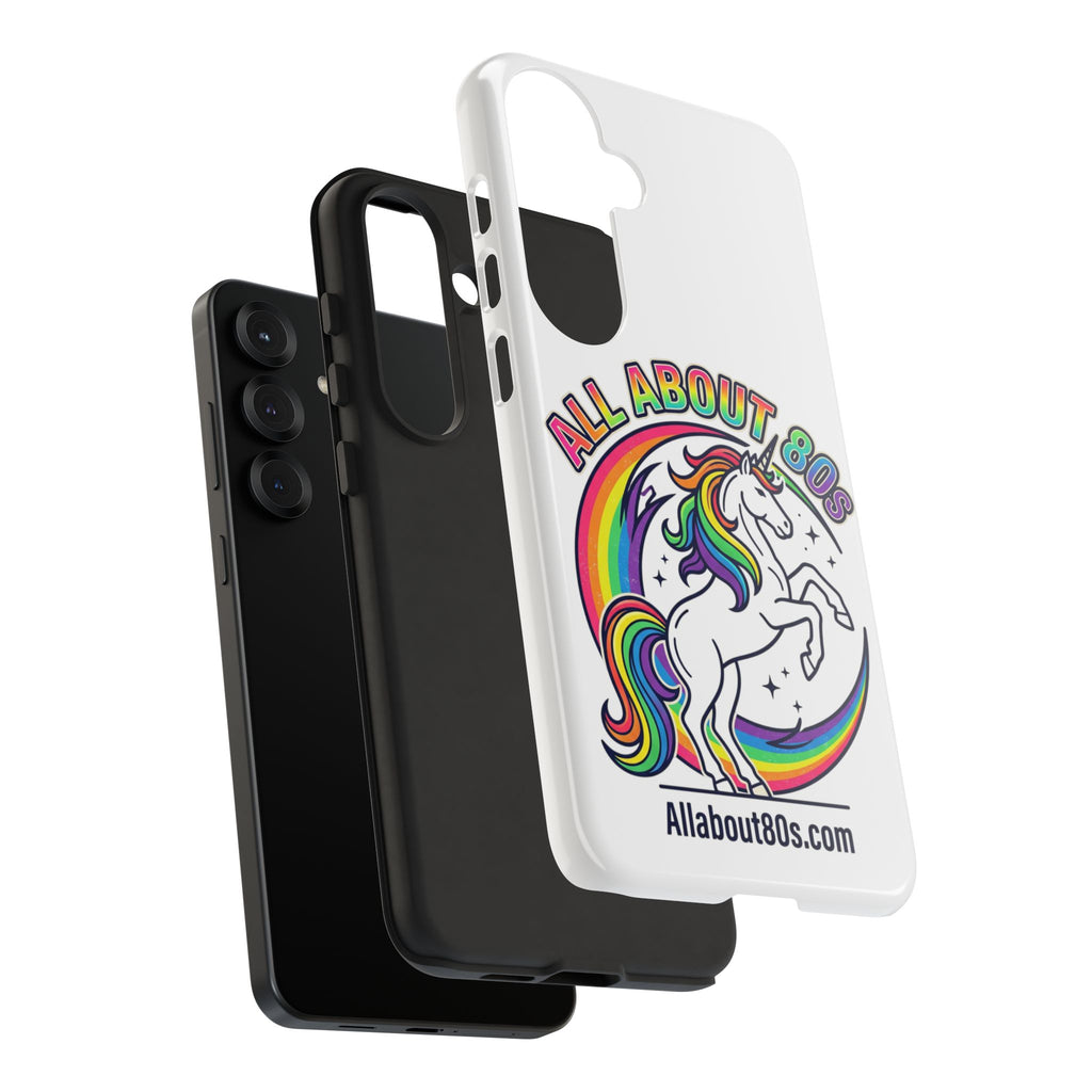 All About 80s Rainbow Unicorn Phone Case
