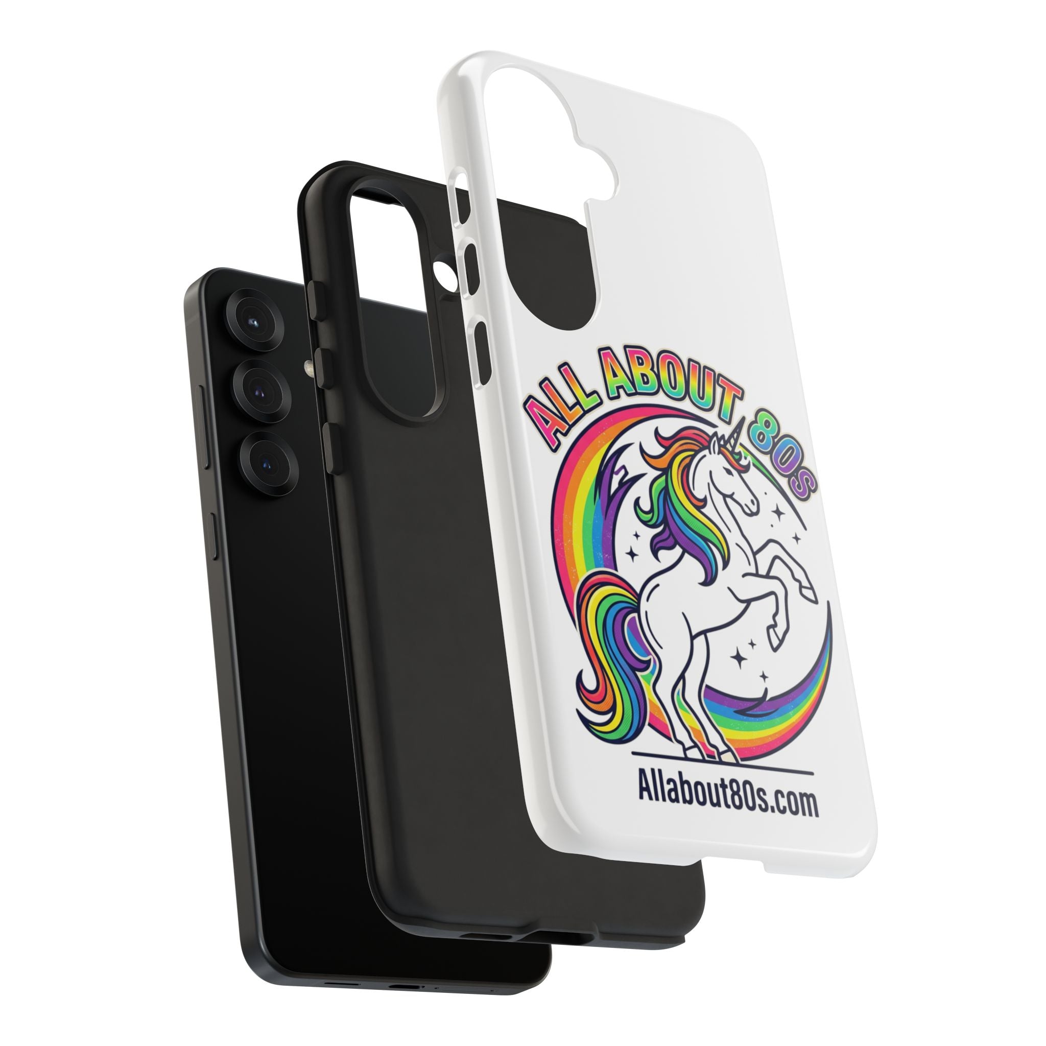 All About 80s Rainbow Unicorn Phone Case
