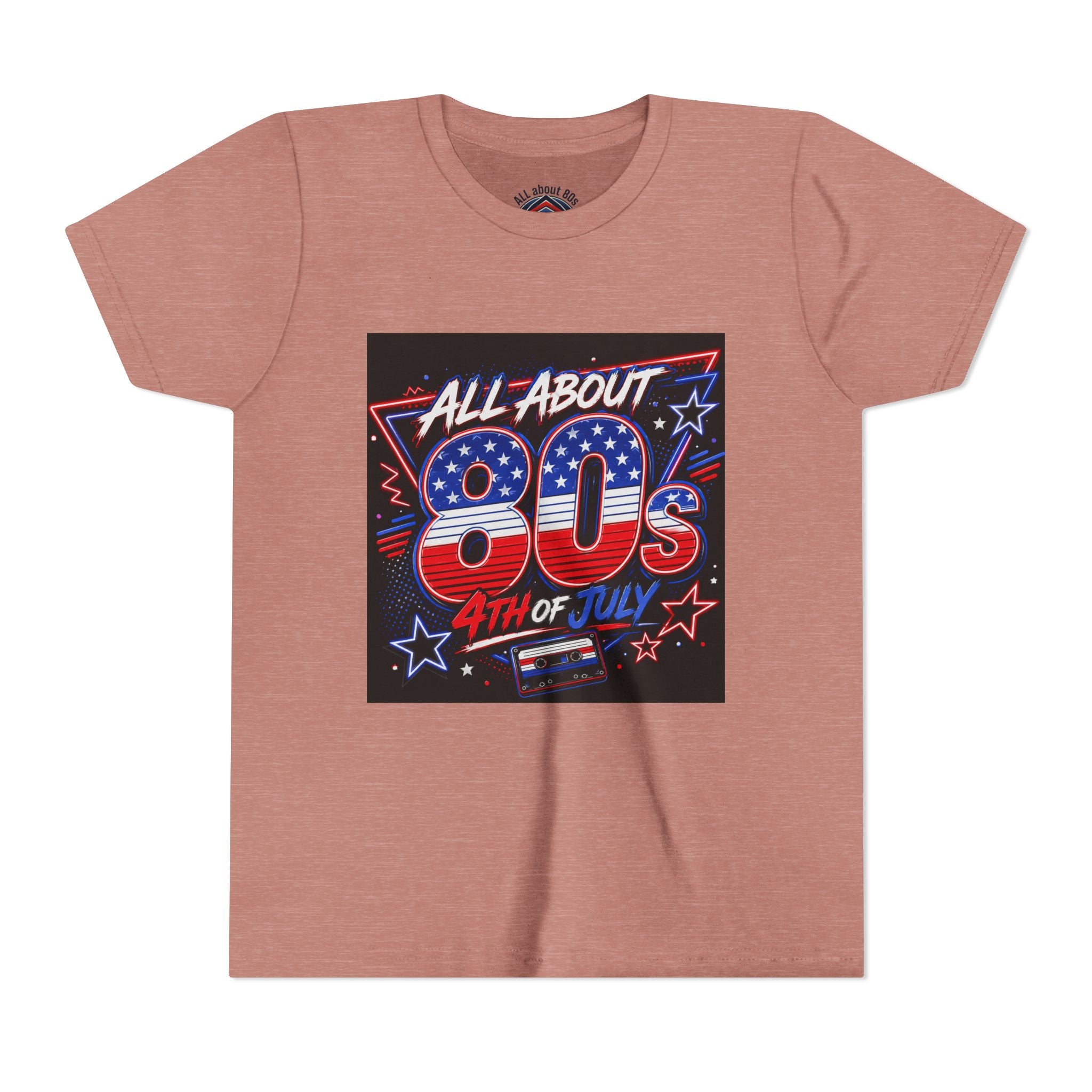 All About 80s 4th of July Youth Tee