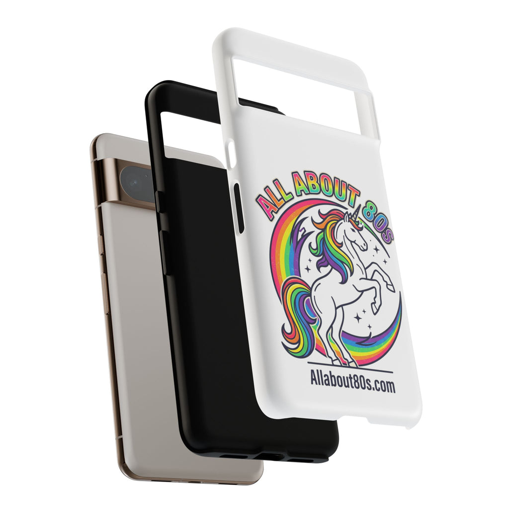 All About 80s Rainbow Unicorn Phone Case