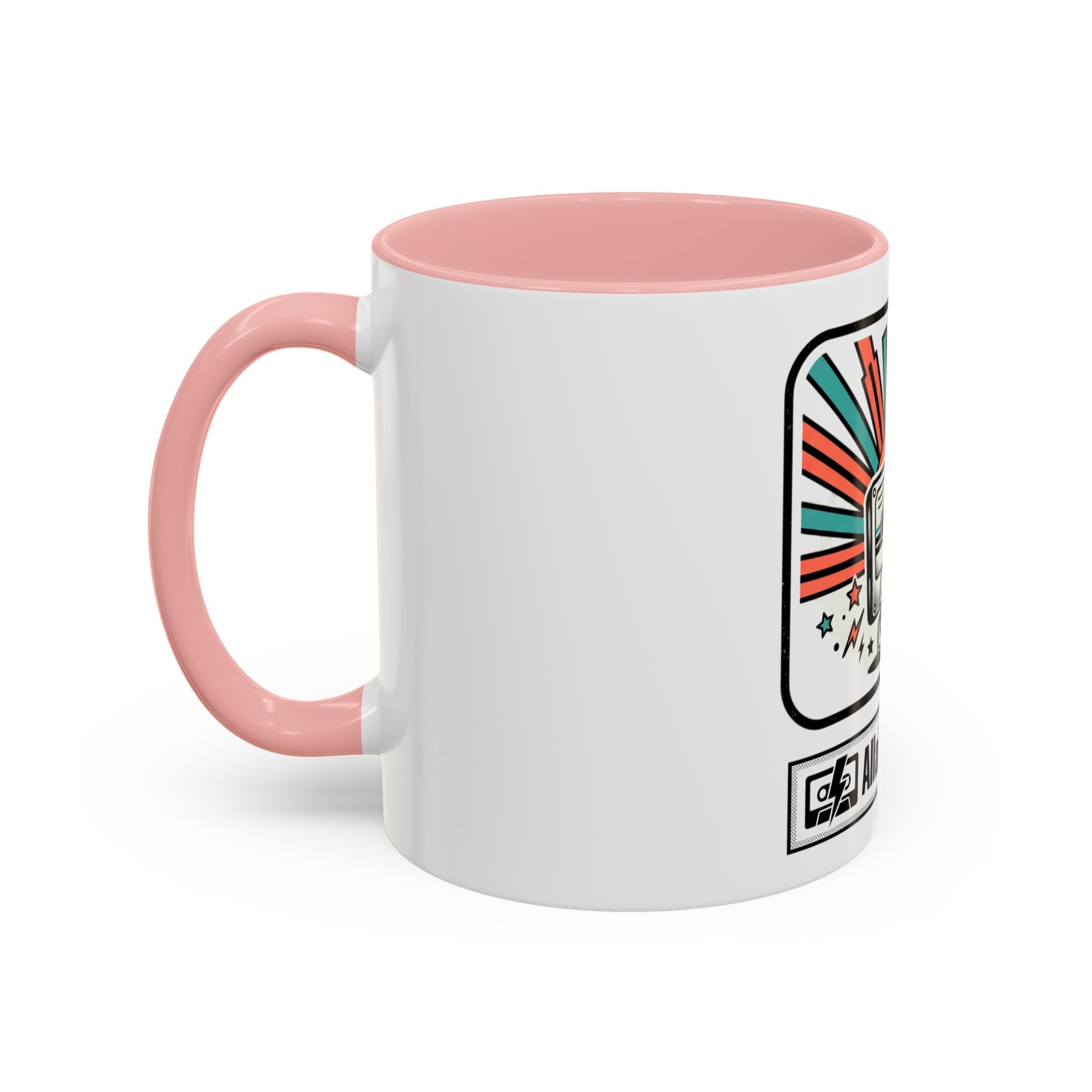 Allabout80s.com Retro Logo Accent Coffee Mug (11/15oz)