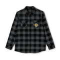 Black & White Buffalo Plaid Flannel Shirt
