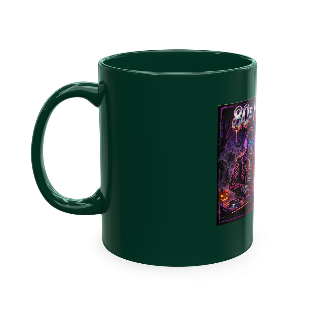 Halloween Nightmares Ceramic Mug – 80s Horror Retro Pumpkin Witch Coffee Cup