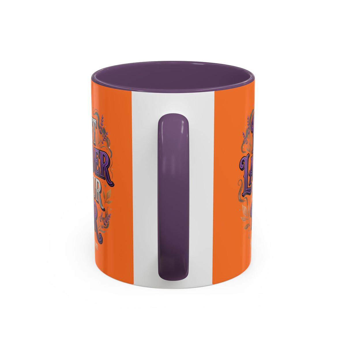 Plant Lavender By Your Door Orange Accent Coffee Mug – 11/15oz