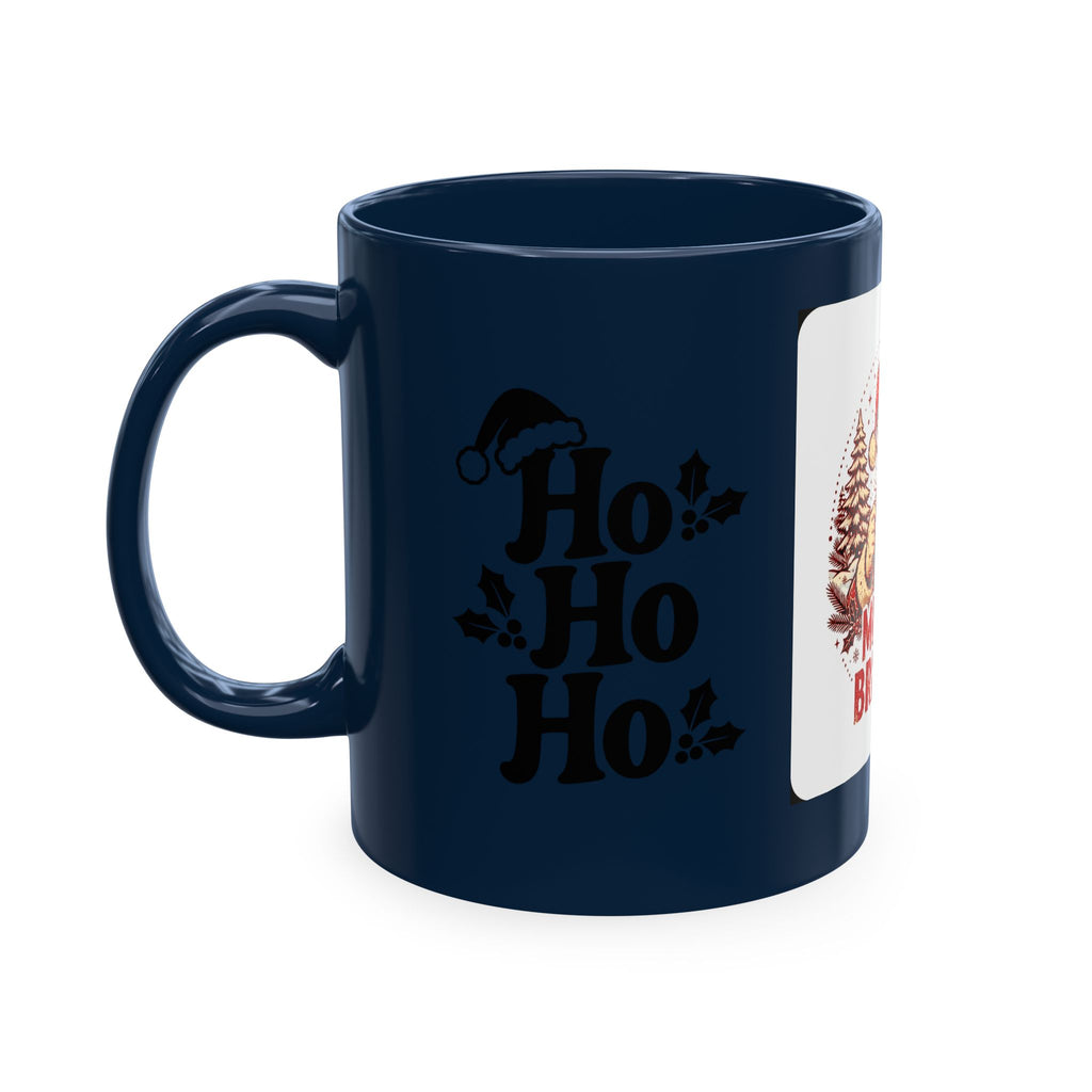 Merry & Bright AF Christmas Santa Ceramic Mug