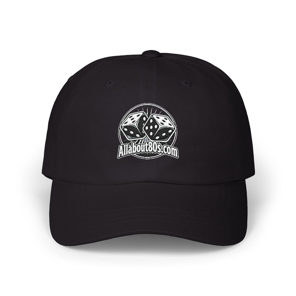Dad Cap with Vintage Dice Skull Embroidery - Retro Gamer Trucker Hat