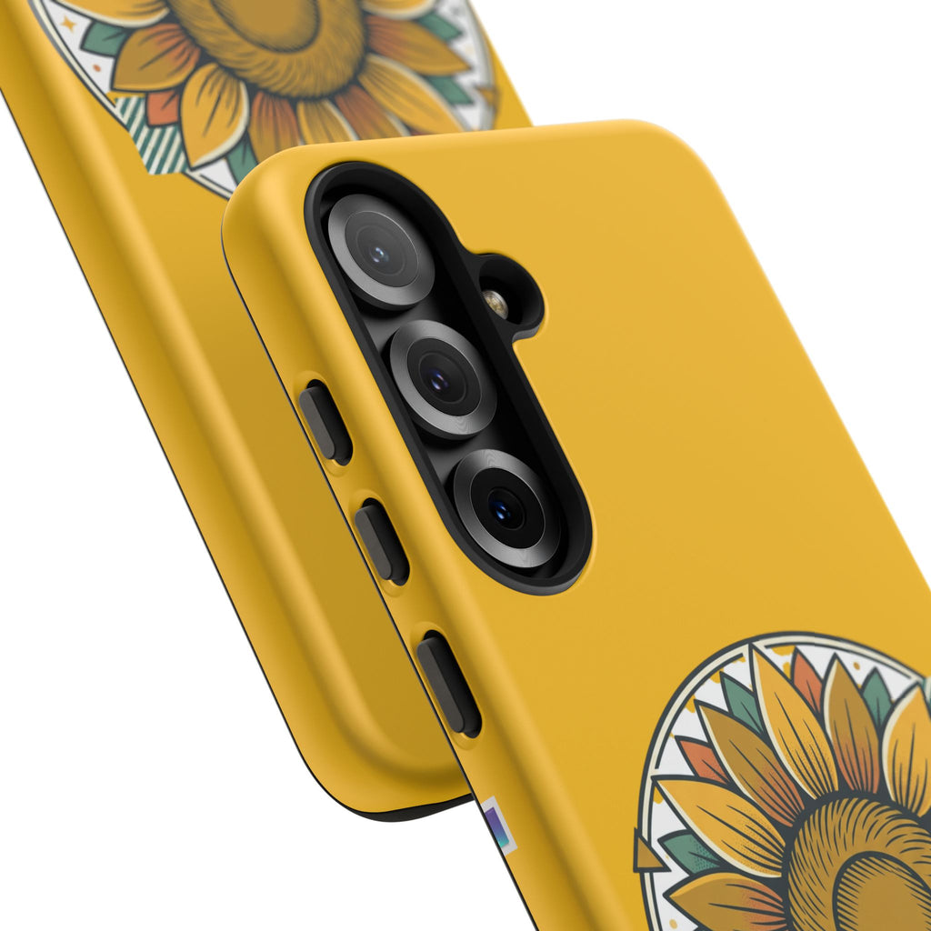 Sunflower Logo Phone Case — AllAbout80s.com Yellow Protective Cover