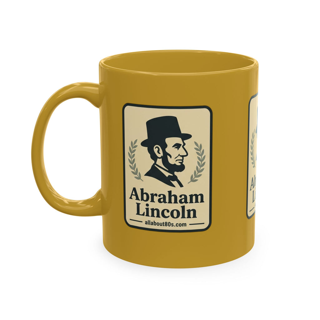 Abraham Lincoln Ceramic Mug – Vintage Portrait Political History Coffee Cup