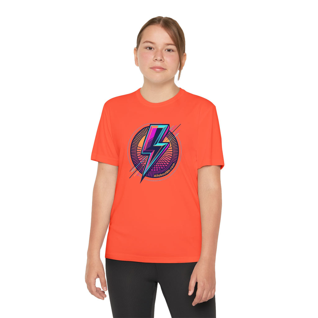 Youth Lightning Bolt Tee – Retro 80s AllAbout80s.com Graphic Shirt