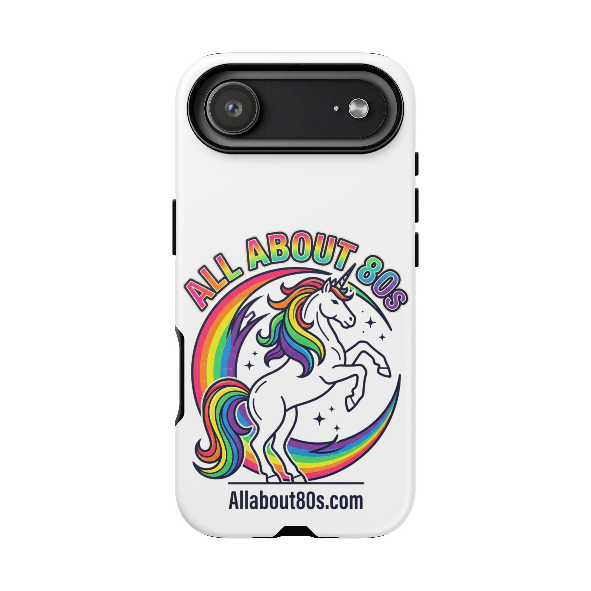 All About 80s Rainbow Unicorn Phone Case