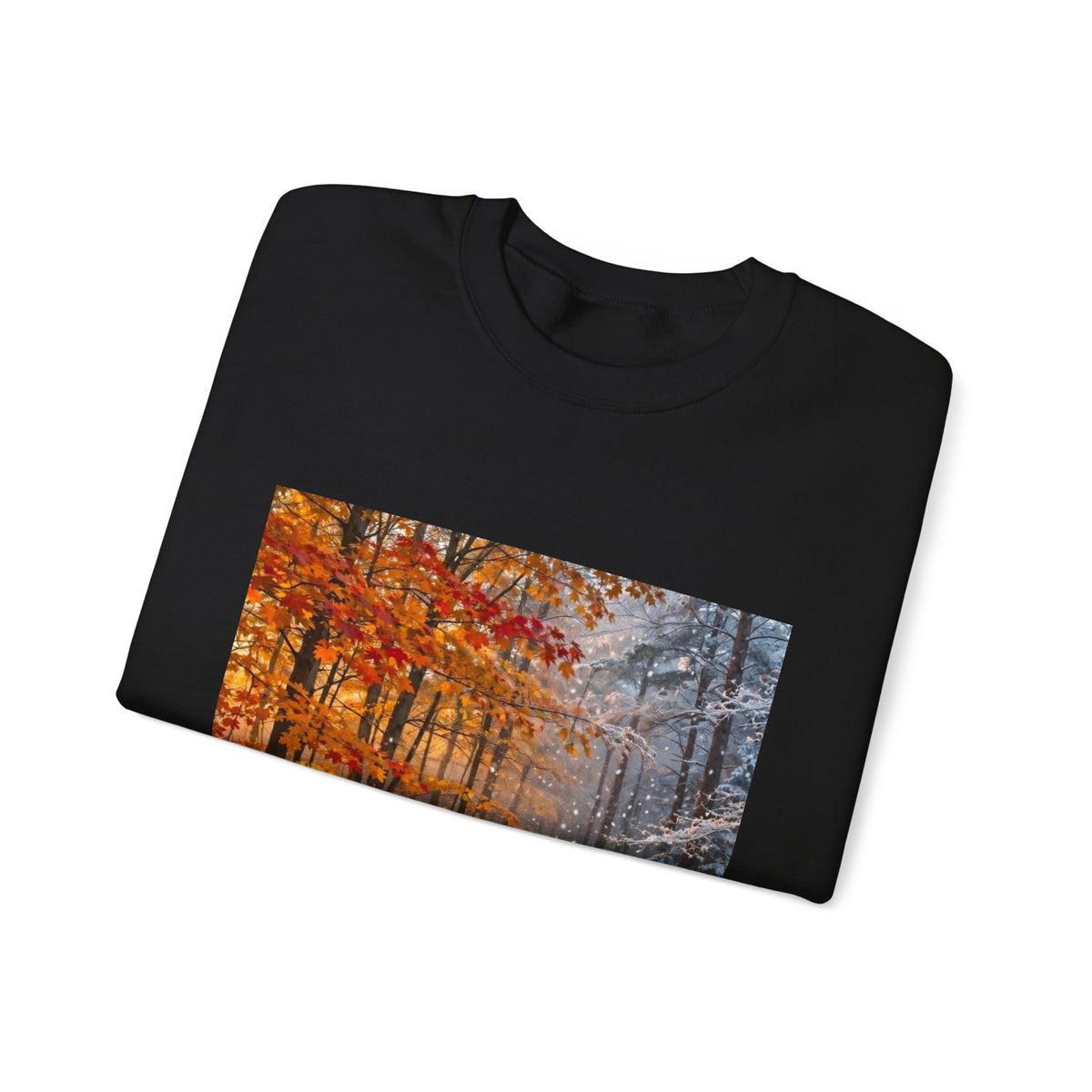 AllAbout80s Autumn Forest Crewneck Sweatshirt
