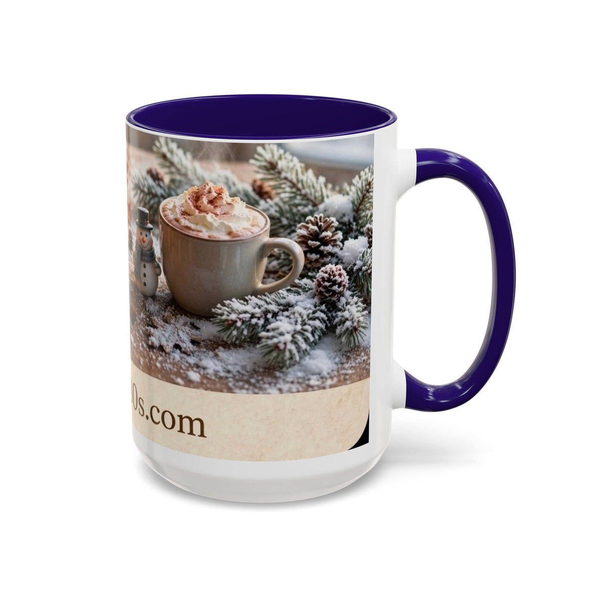AllAbout80s Seasonal Coffee Mug (11oz/15oz) — Autumn & Winter Cozy Hot Cocoa Design