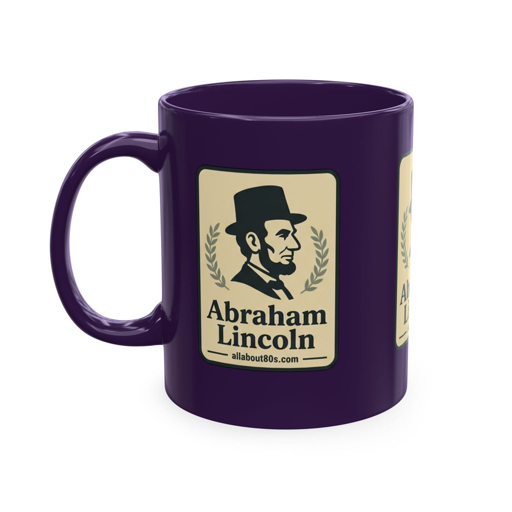Abraham Lincoln Ceramic Mug – Vintage Portrait Political History Coffee Cup