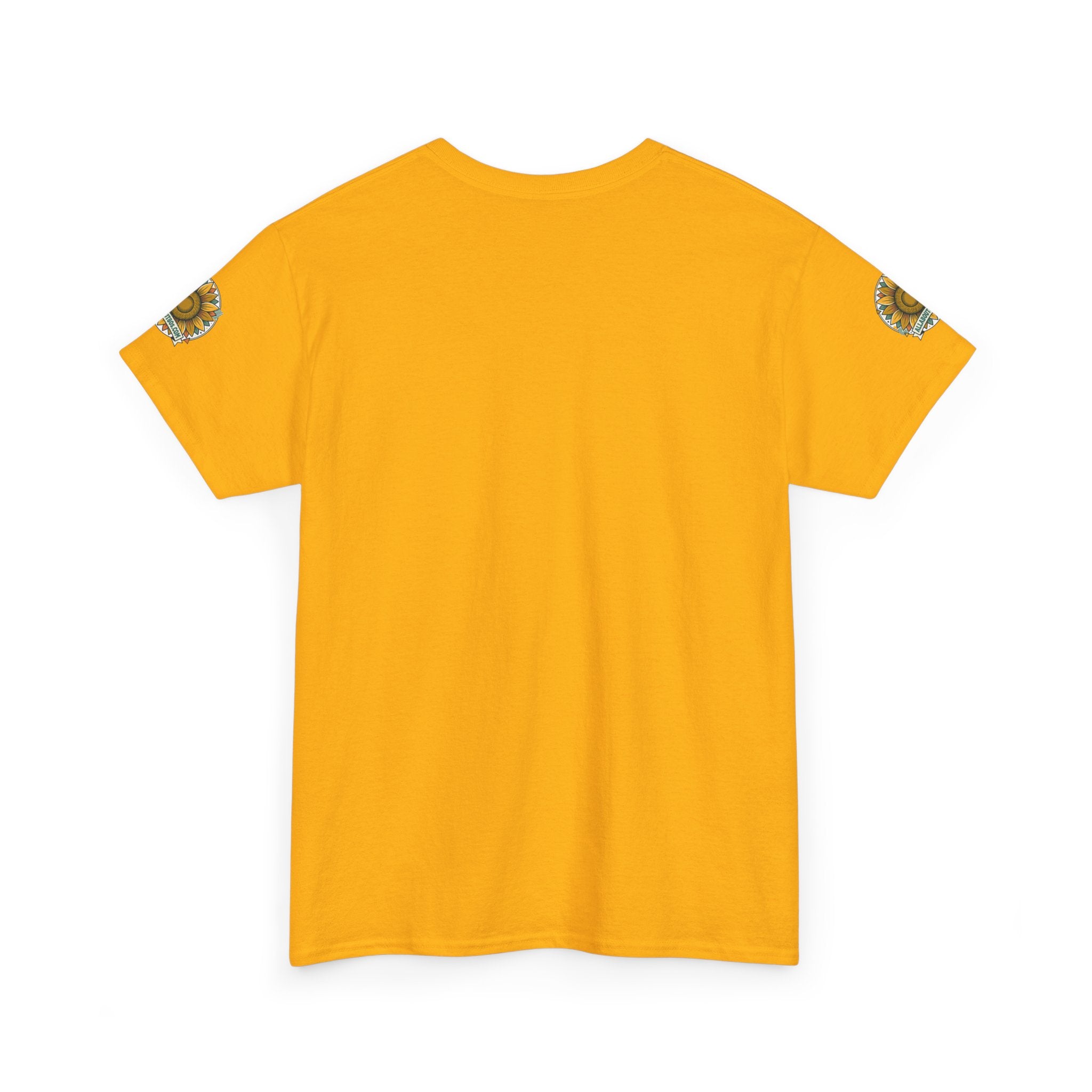 Sunflower Logo T-Shirt — AllAbout80s.com Vintage Floral Tee