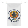 Sunflower Logo Tea Towel — AllAbout80s.com Microfiber Kitchen Towel