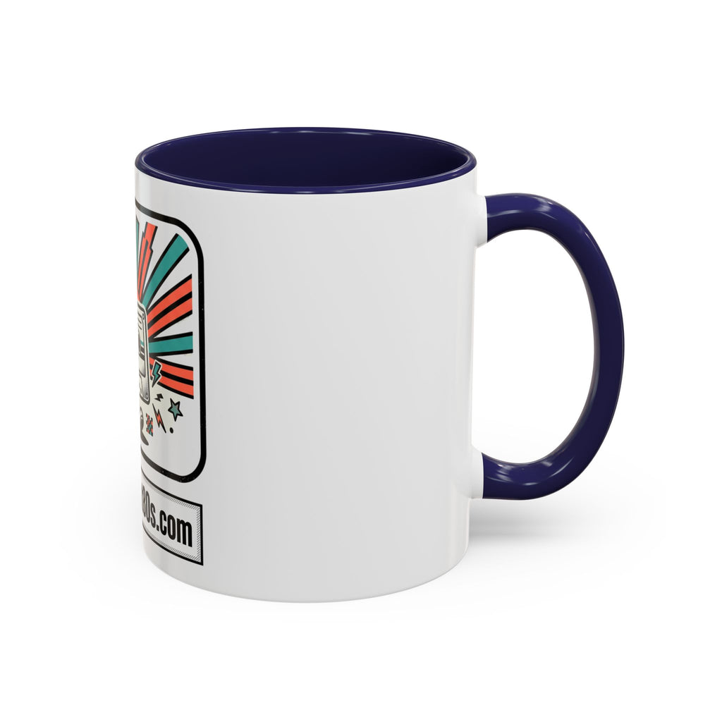 Allabout80s.com Retro Logo Accent Coffee Mug (11/15oz)