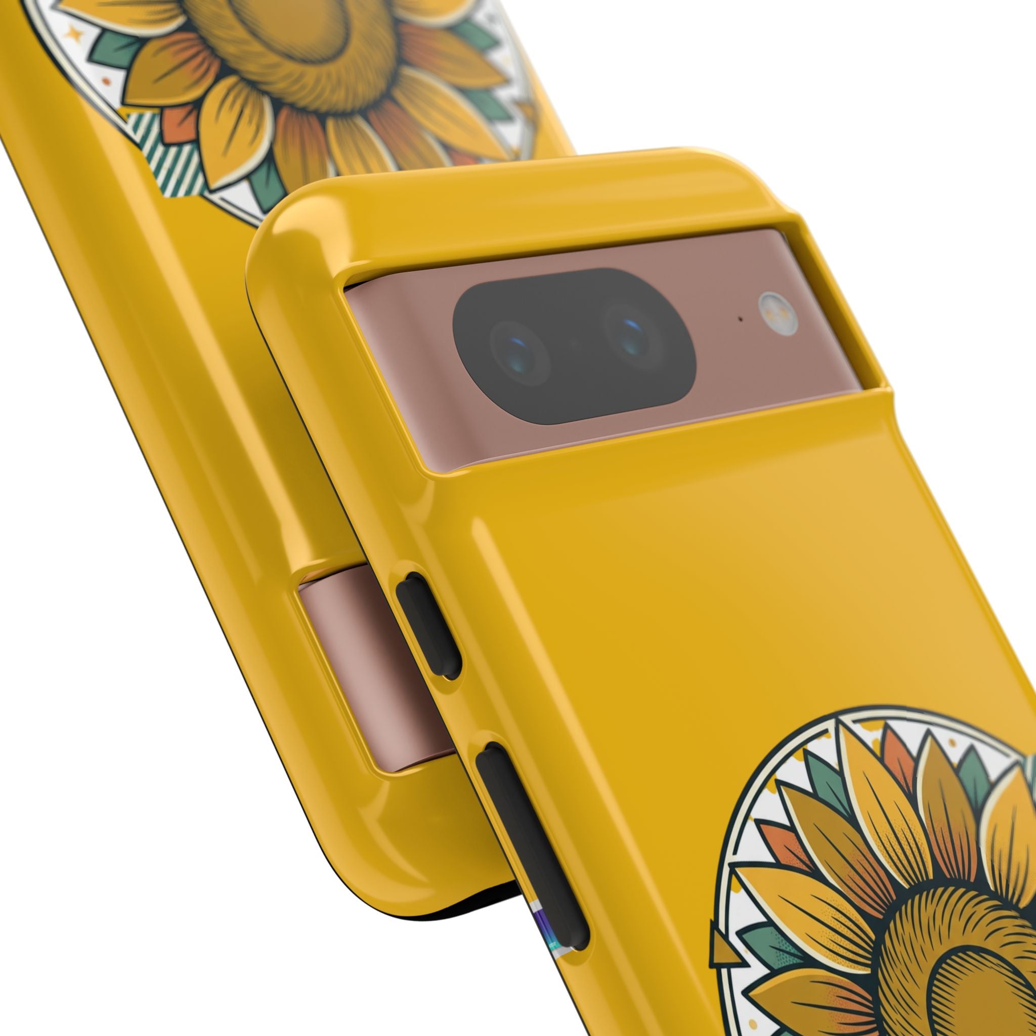 Sunflower Logo Phone Case — AllAbout80s.com Yellow Protective Cover