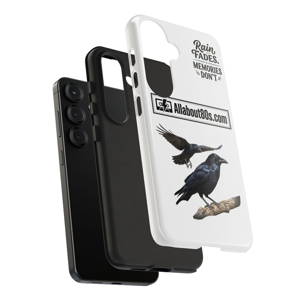 Raven Flight Phone Case — Protective iPhone Case with Black Crow Design