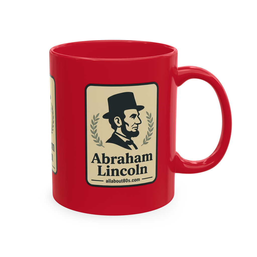 Abraham Lincoln Ceramic Mug – Vintage Portrait Political History Coffee Cup