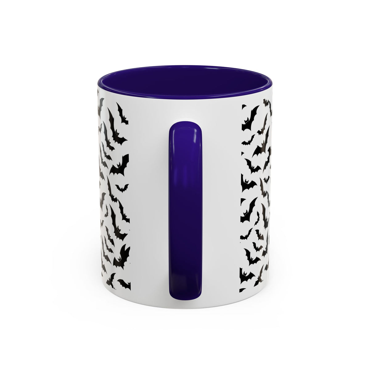 Vampire Dracula Bat Pattern Coffee Mug – Gothic Halloween 11oz/15oz