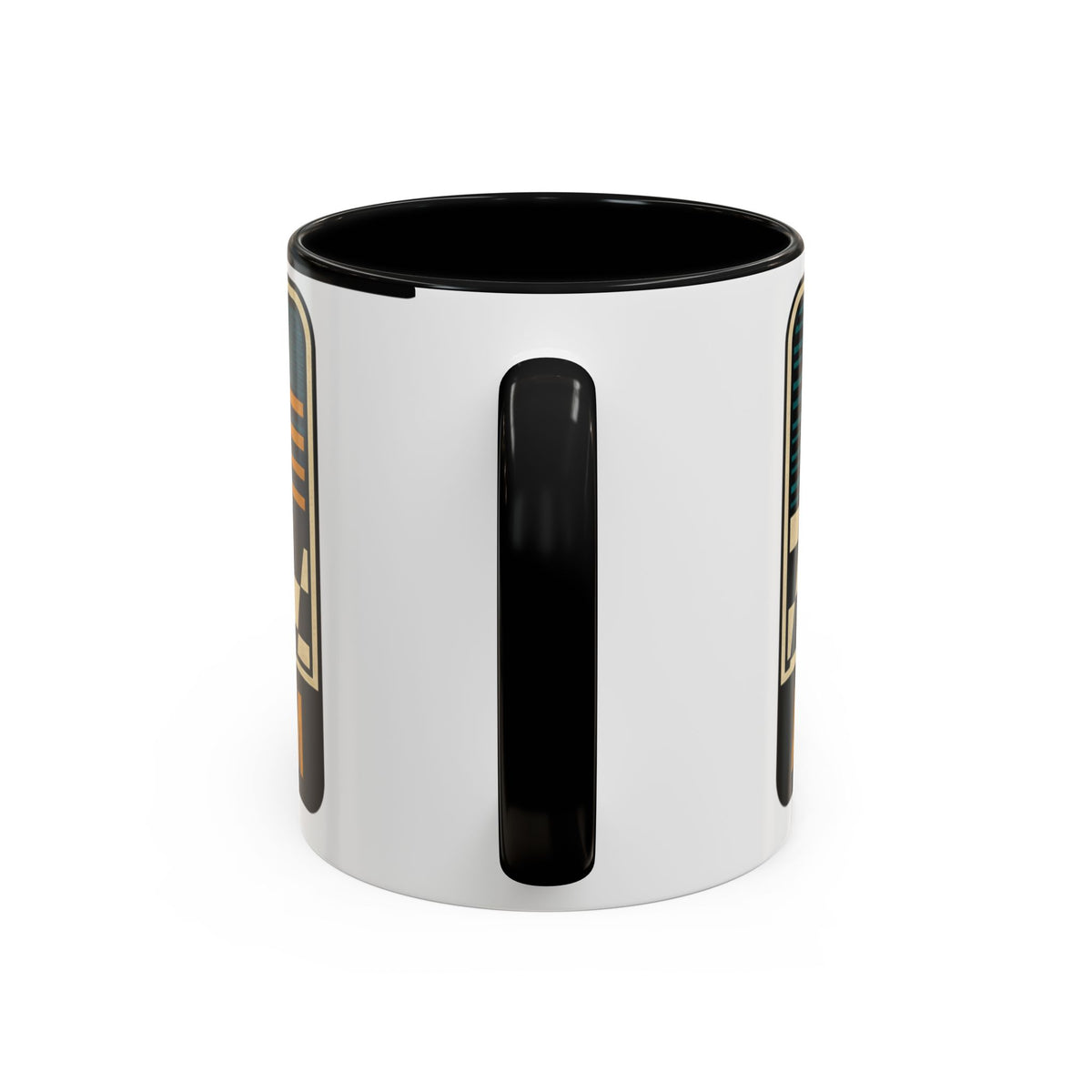 Route 66 Retro Checkerboard Coffee Mug — Vintage Road Trip 11/15oz Accent Mug