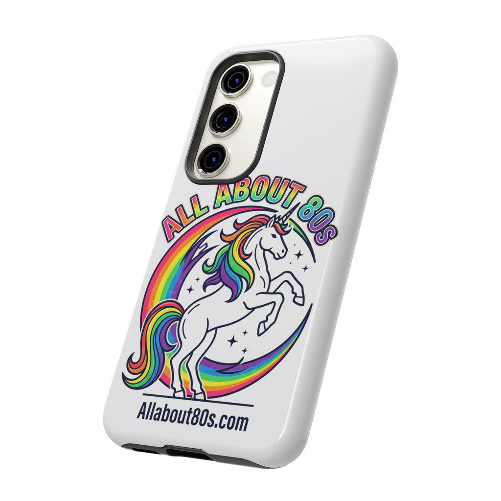 All About 80s Rainbow Unicorn Phone Case