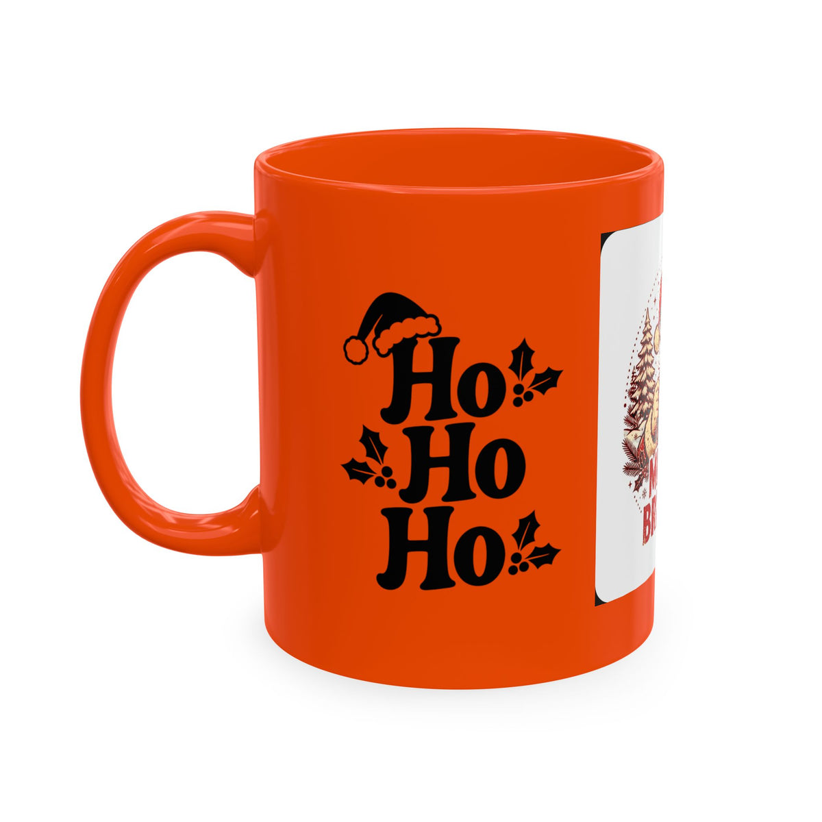 Merry & Bright AF Christmas Santa Ceramic Mug