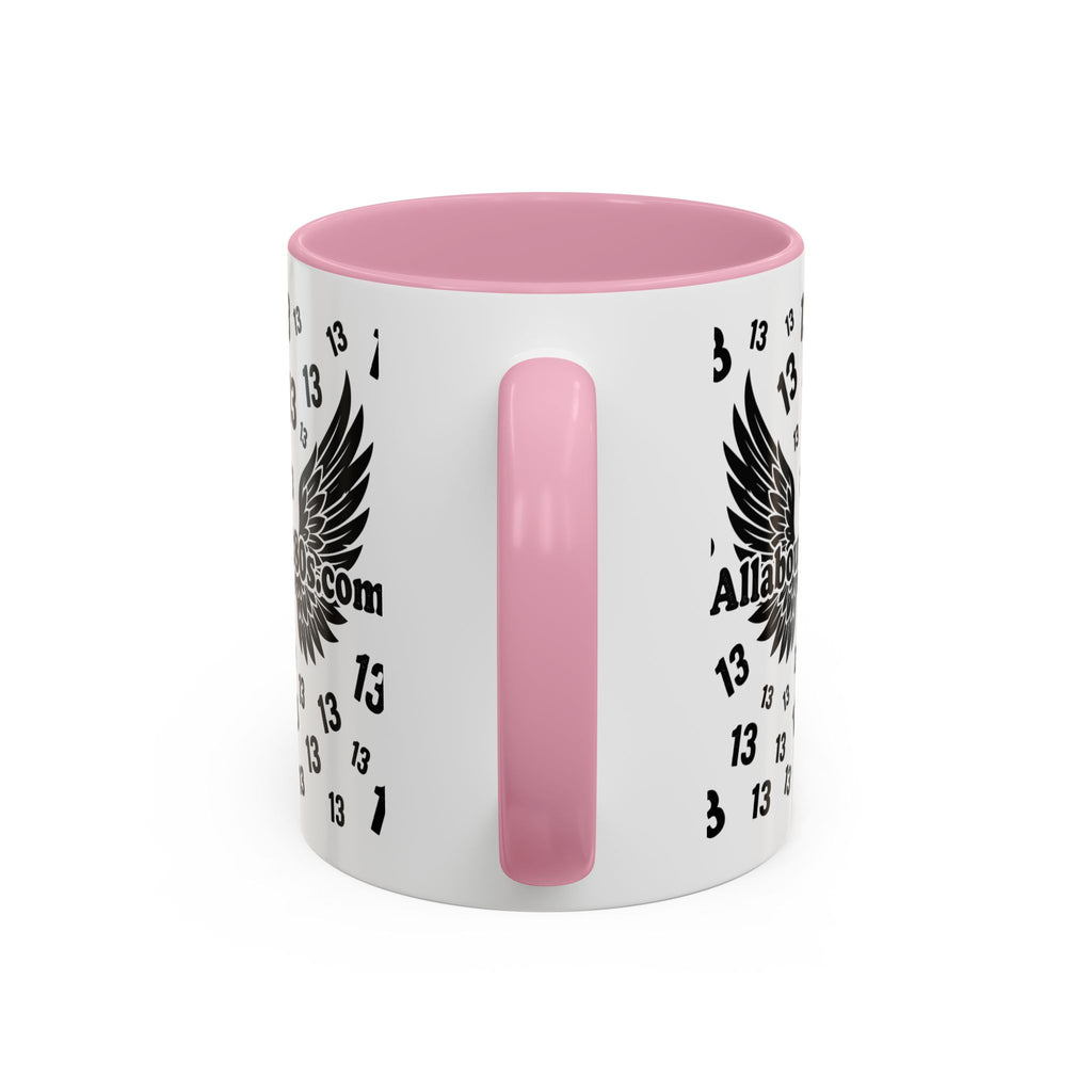 Number 13 Accent Mug — Bold Sports-Style Ceramic Coffee Cup (11oz/15oz)