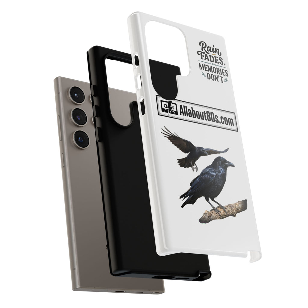 Raven Flight Phone Case — Protective iPhone Case with Black Crow Design