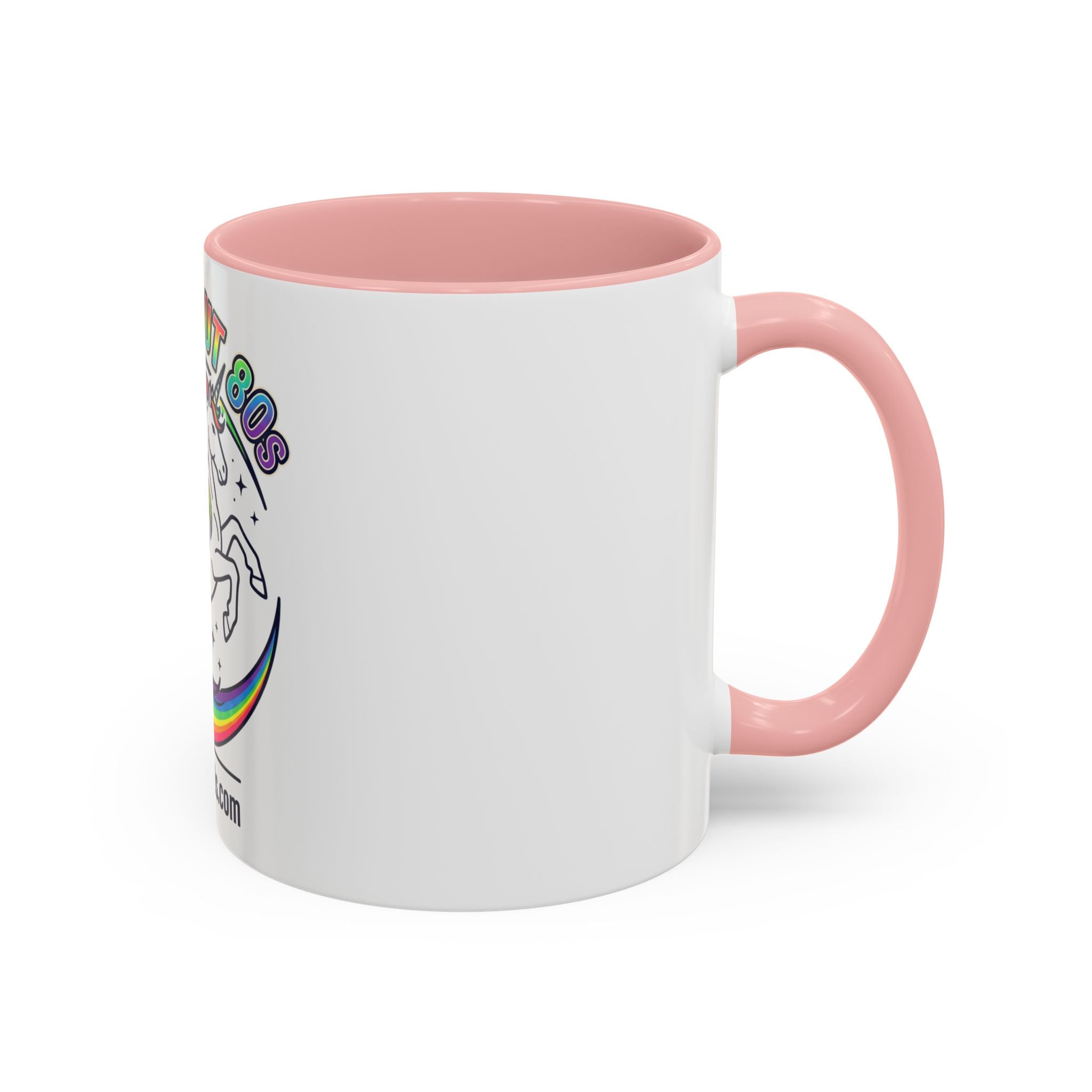 All About 80s Unicorn Rainbow Coffee Mug (11/15oz)
