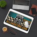 Route 66 Retro Desk Mat — AllAbout80s.com Racing Plaque Mouse Pad