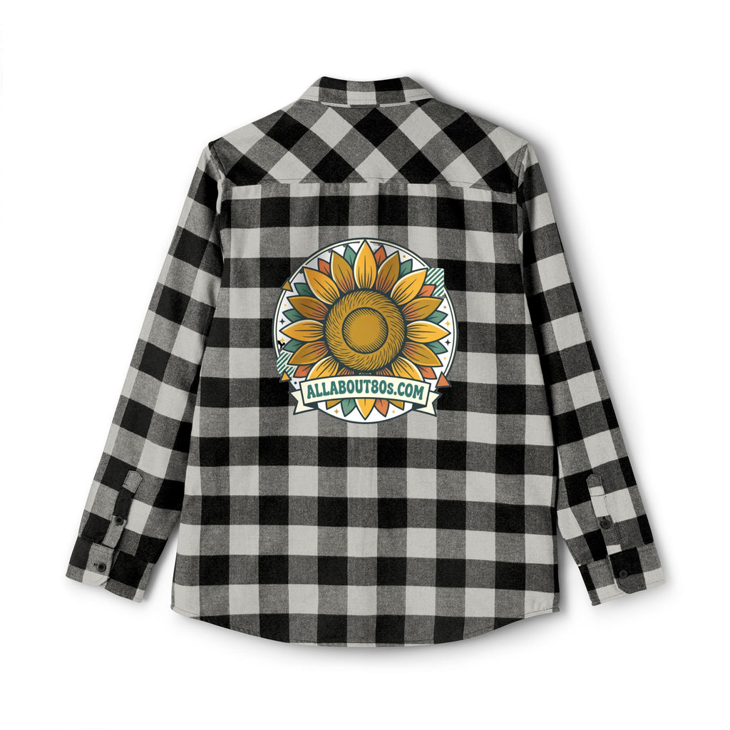 Black & White Buffalo Plaid Flannel Shirt