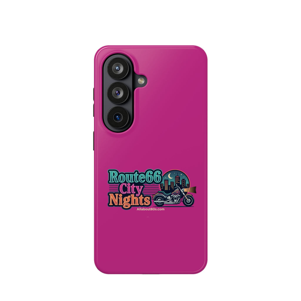 Phone Case — 'Route 66 City Nights' Magnetic Impact-Resistant Case