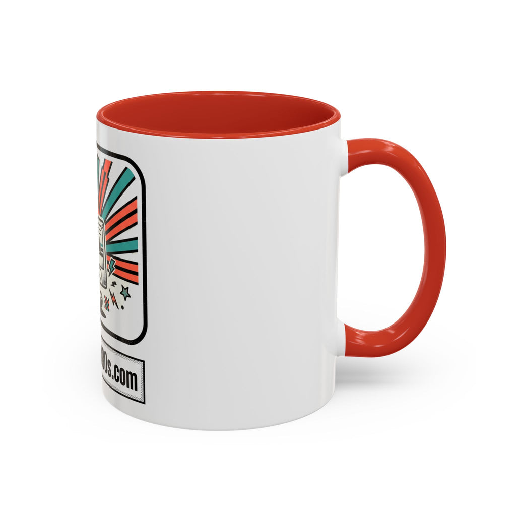 Allabout80s.com Retro Logo Accent Coffee Mug (11/15oz)