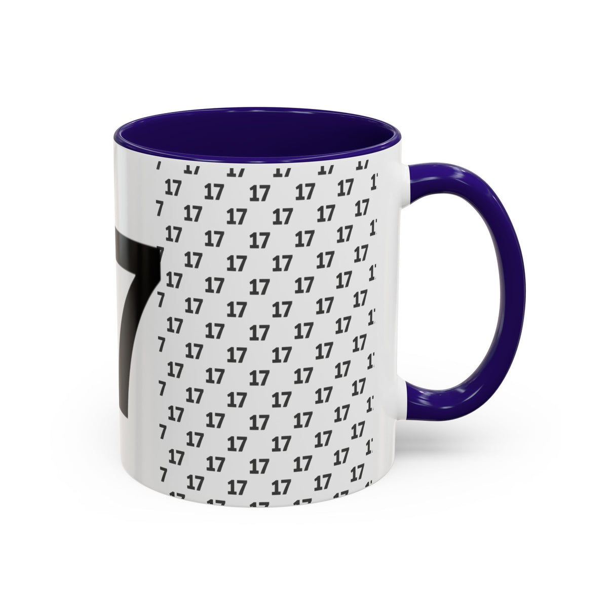 Minimalist Number Pattern Coffee Mug (11oz & 15oz)