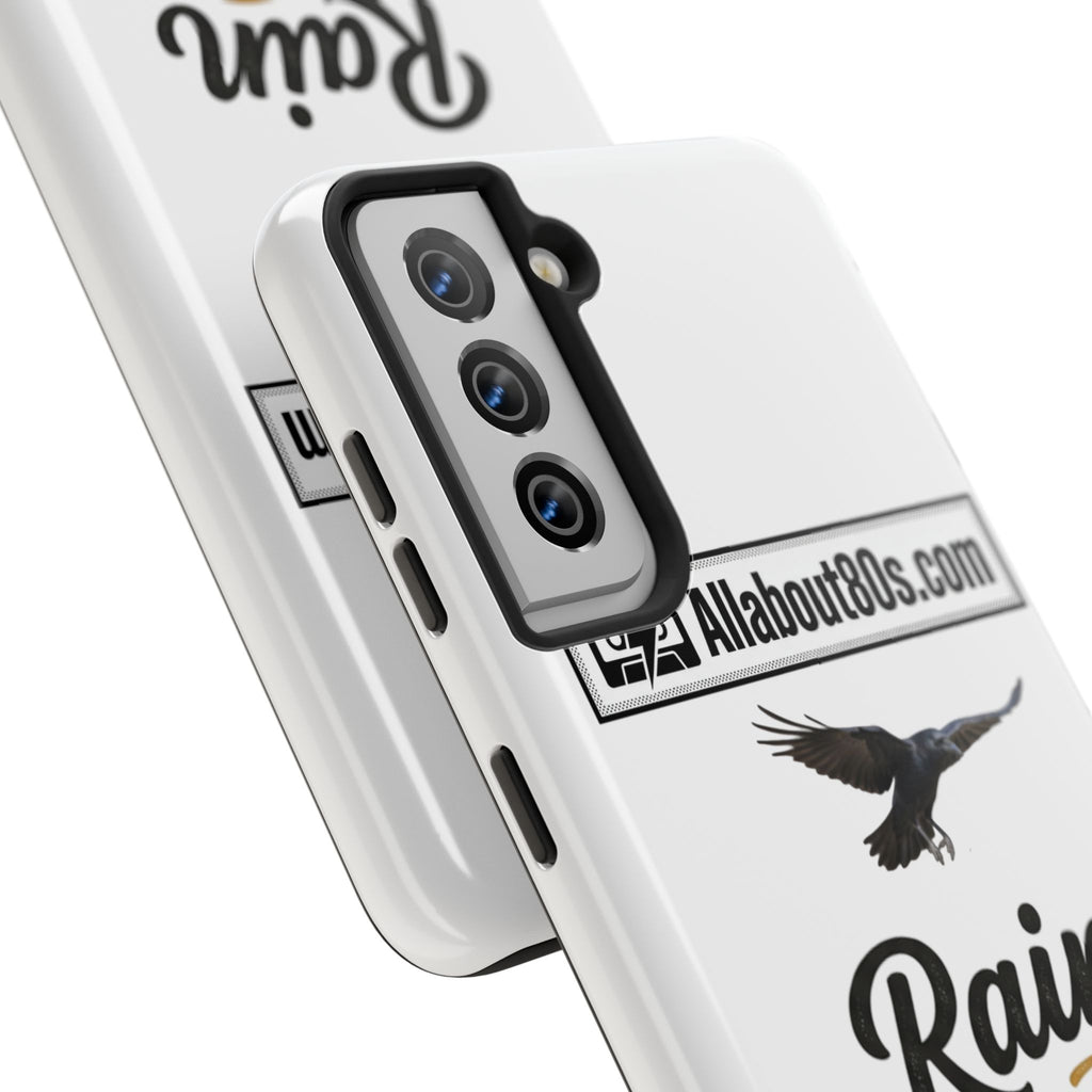 Tough Phone Case — "Rain Fades. Memories Don't" Raven Phone Cover, Protective iPhone Case