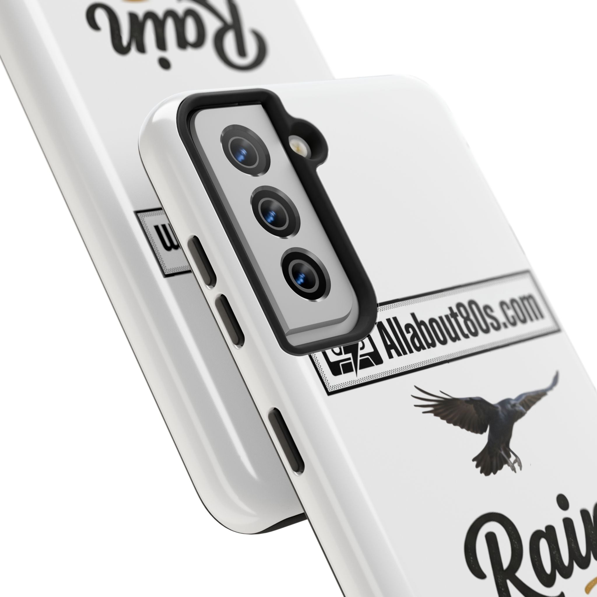 Tough Phone Case — "Rain Fades. Memories Don't" Raven Phone Cover, Protective iPhone Case
