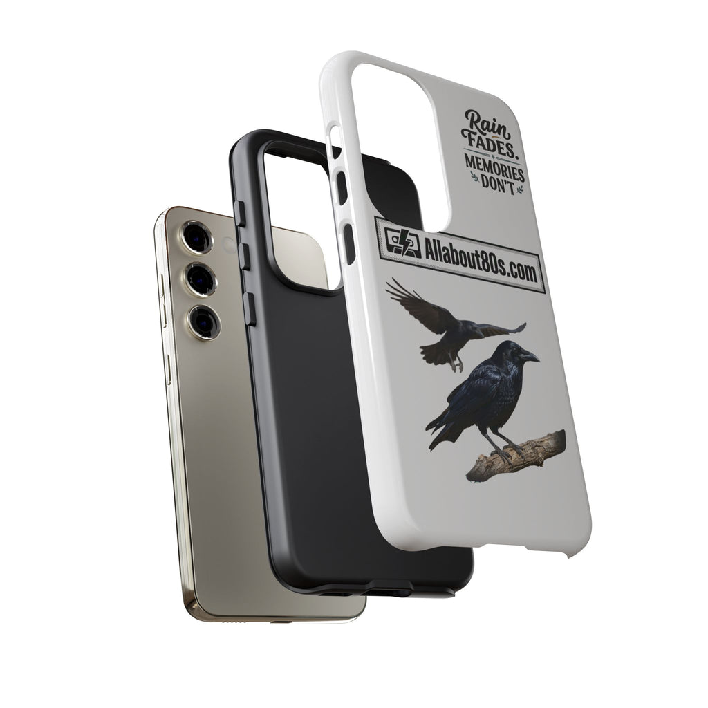Raven Flight Phone Case — Protective iPhone Case with Black Crow Design