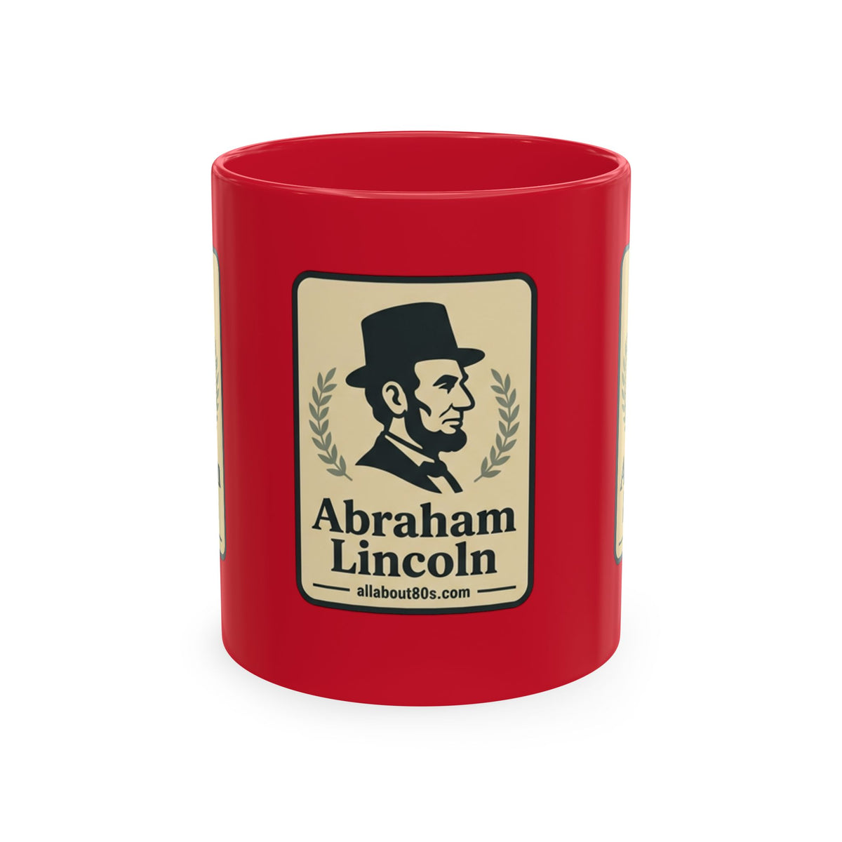 Abraham Lincoln Ceramic Mug – Vintage Portrait Political History Coffee Cup