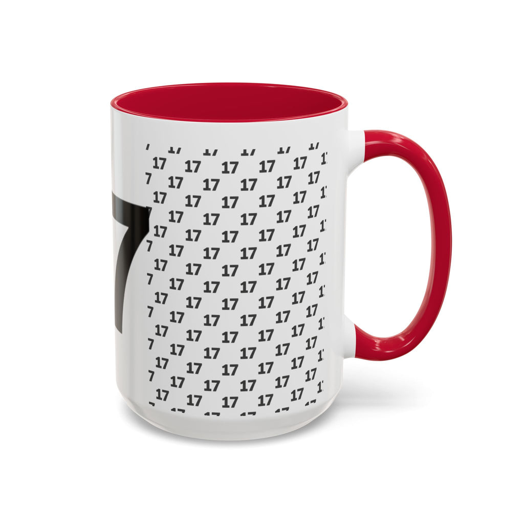 Minimalist Number Pattern Coffee Mug (11oz & 15oz)