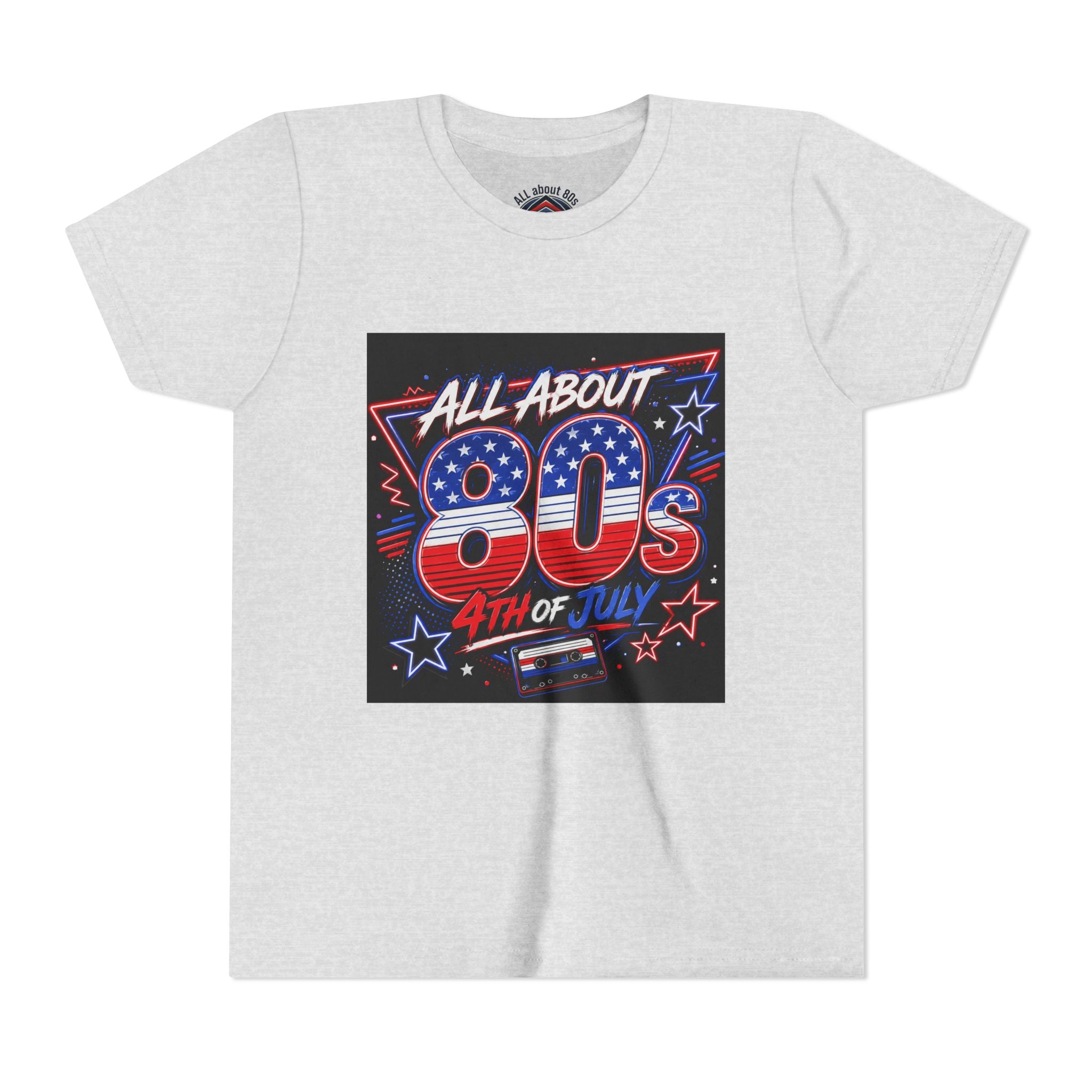 All About 80s 4th of July Youth Tee