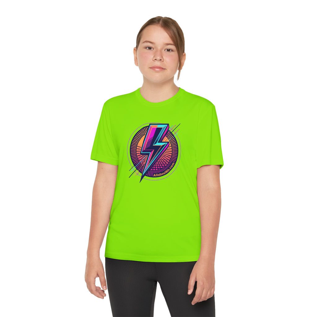 Youth Lightning Bolt Tee – Retro 80s AllAbout80s.com Graphic Shirt