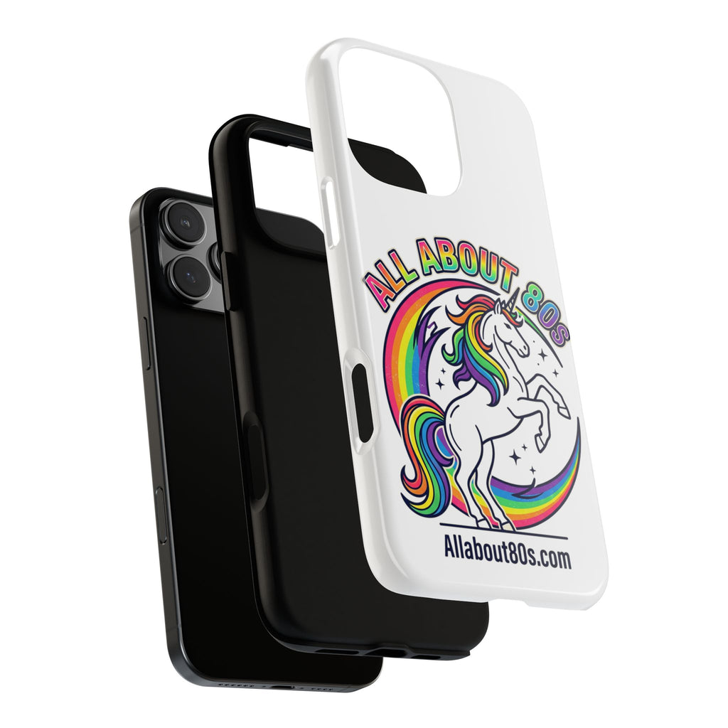 All About 80s Rainbow Unicorn Phone Case