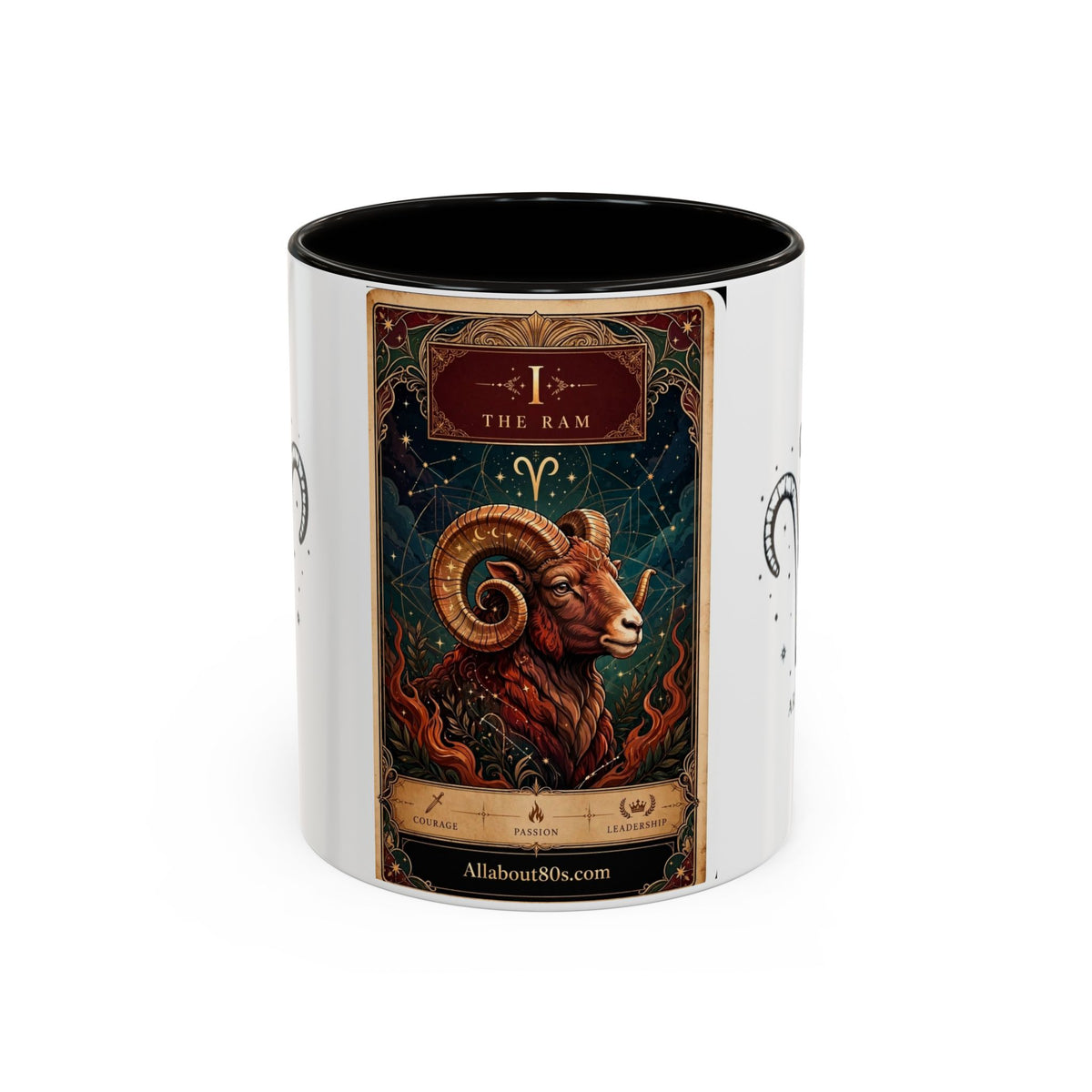 Aries Zodiac Ram Mug — Astrological Coffee Cup (11oz & 15oz)