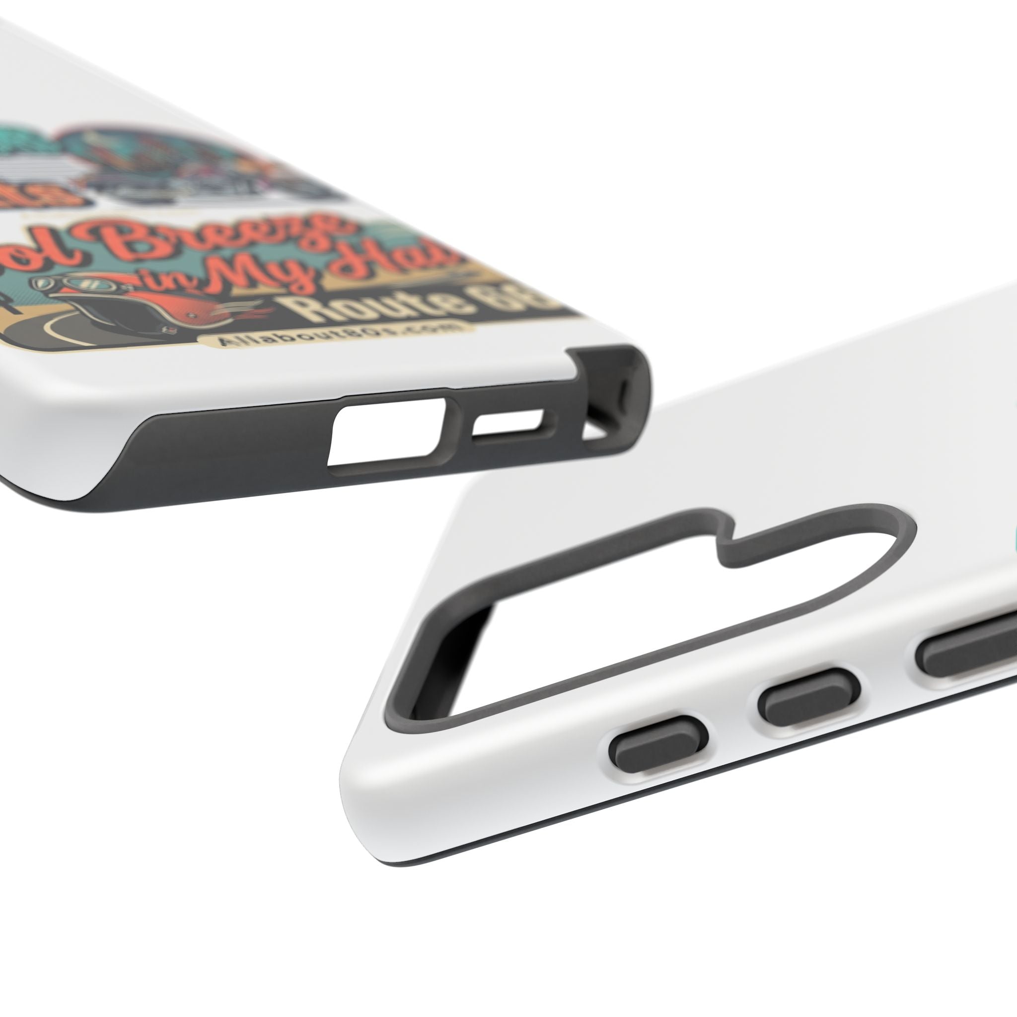 Phone Case — Route 66 City Nights Motorcycle Design