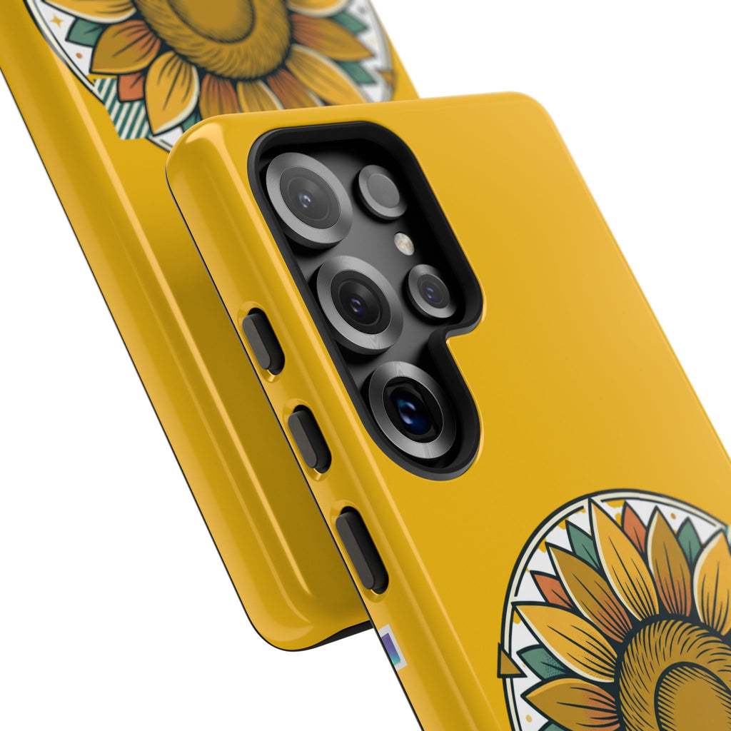 Sunflower Logo Phone Case — AllAbout80s.com Yellow Protective Cover