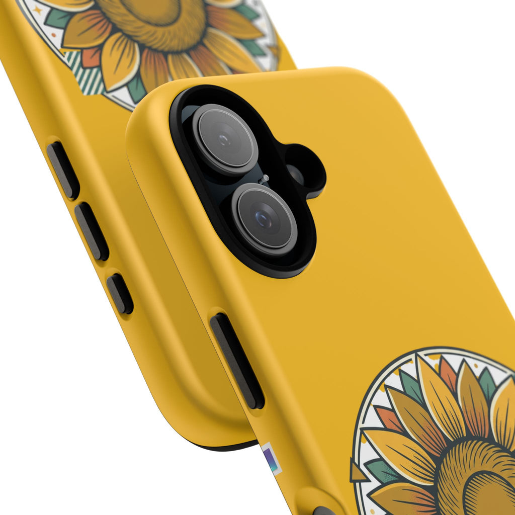 Sunflower Logo Phone Case — AllAbout80s.com Yellow Protective Cover