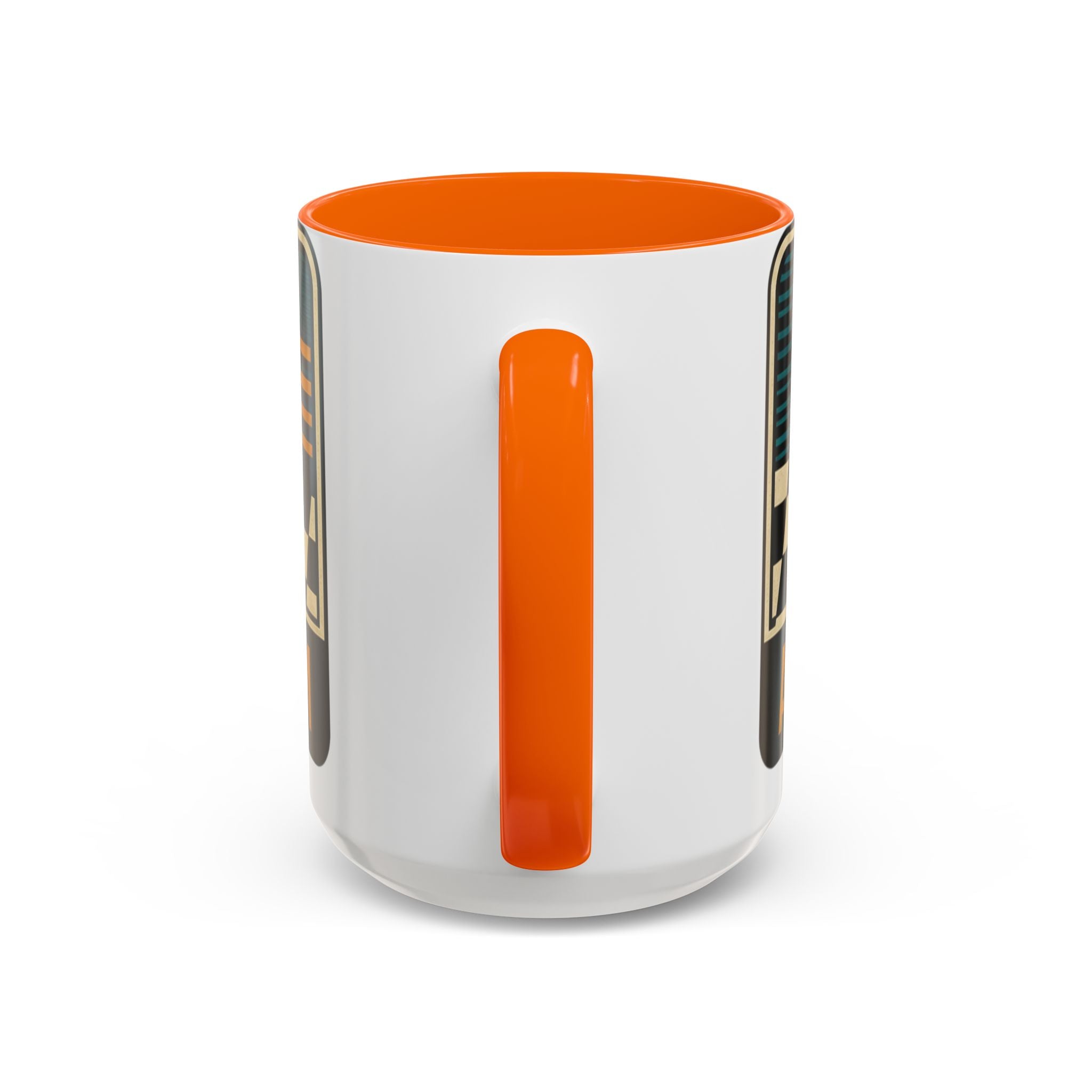 Route 66 Retro Checkerboard Coffee Mug — Vintage Road Trip 11/15oz Accent Mug