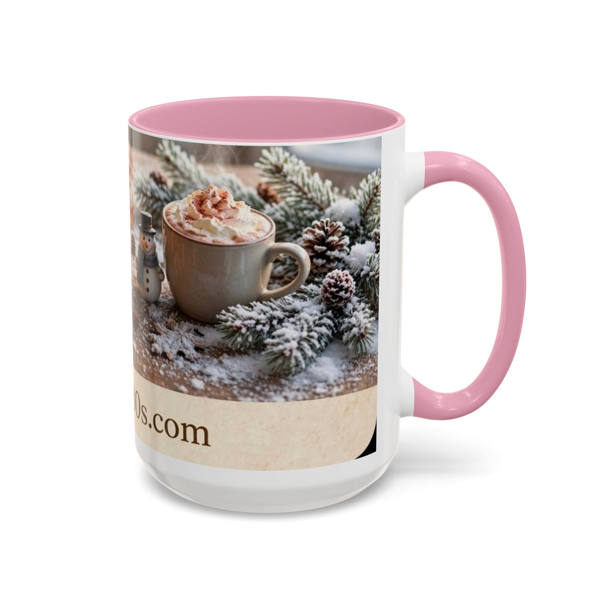 AllAbout80s Seasonal Coffee Mug (11oz/15oz) — Autumn & Winter Cozy Hot Cocoa Design