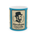 Lincoln Portrait Ceramic Mug – Vintage Abe Lincoln Coffee Cup (11oz, 15oz)